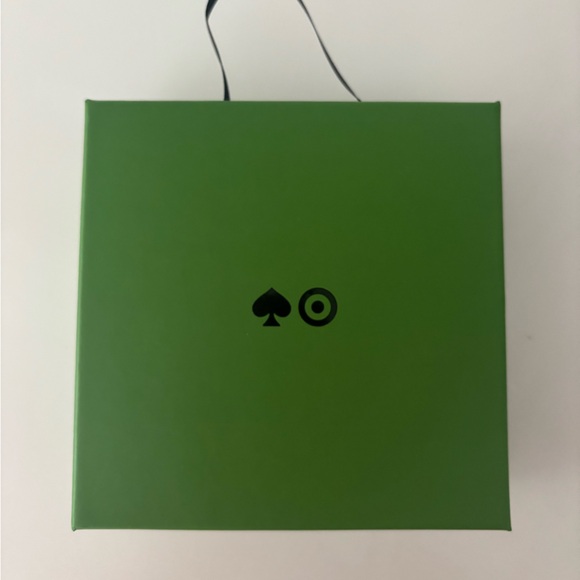 Kate Spade Black Hoops with Gold and Pearl Details - Picture 2 of 3